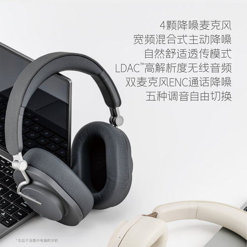 水月雨 羽翼/EDGE 高音质HIFI头戴式无线蓝牙耳机 ANC主动降噪 - 图1