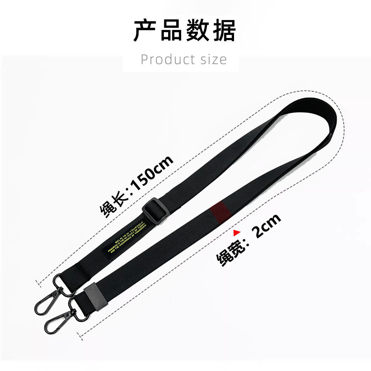 适用于Pocket3/大疆Action5pro/6/4挂绳运动相机配件挂脖绳防丢绳 - 图1