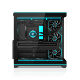 Mantis Attacks Ocean Elements Gaming Computer Desktop Main Case Supports 360 Water Cooled MATX-ATX Motherboard
