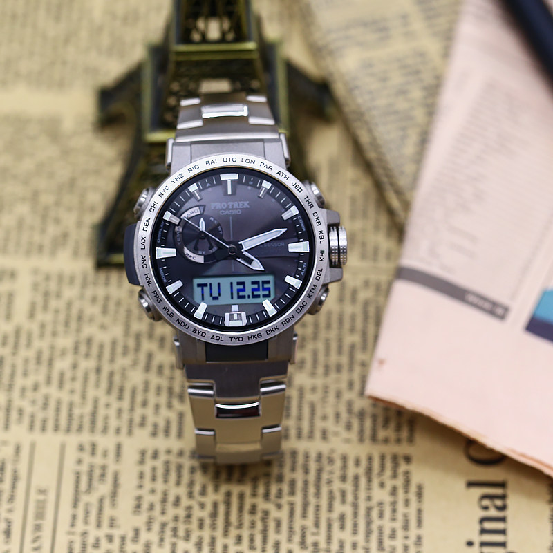 Casio Watch Protrek Prw 60t 7a Fc 1a Y 1a 2a Male Light Energy Radio Wave Watch