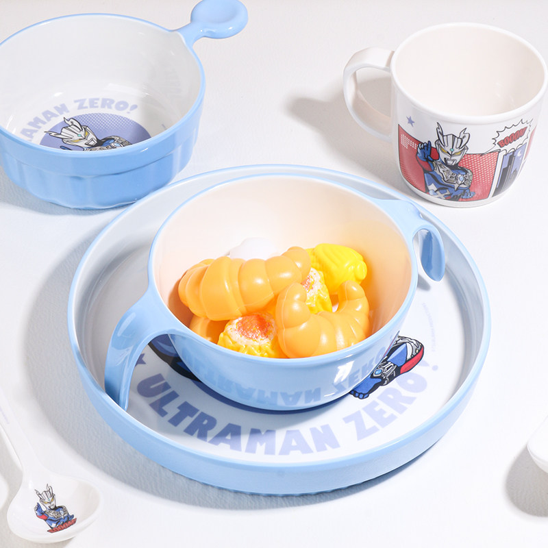 赛罗奥特曼餐具密胺碗勺子叉子杯子餐盘高颜值正品宝宝卡通防摔,淘宝优惠券,粉丝福利购,淘宝优惠卷