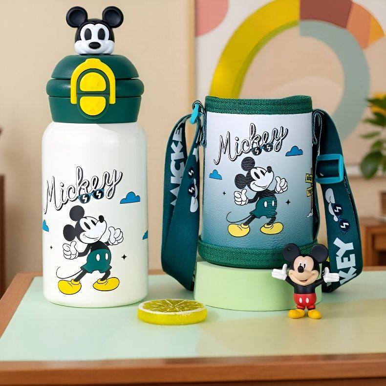迪士尼儿童保温杯316不锈钢学生上学专用便携吸管水杯双饮杯保冷,淘宝优惠券,粉丝福利购,淘宝优惠卷