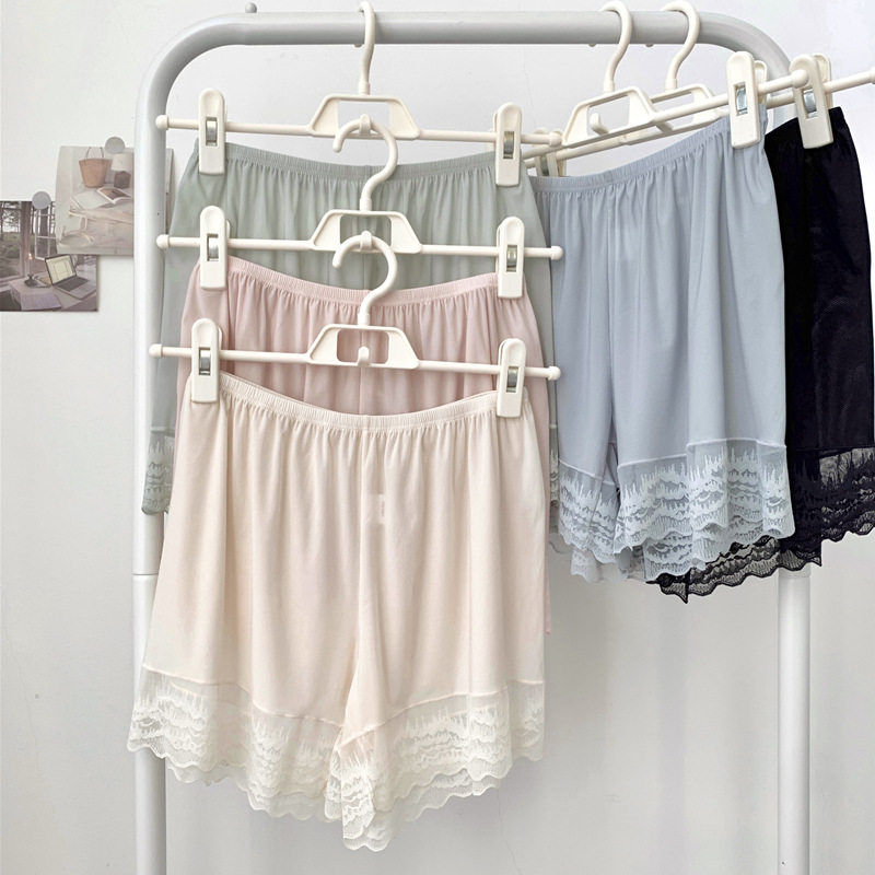 超柔仙女新款安全裤冰丝防走光透气薄款蕾丝可外穿打底宽松短裤,淘宝优惠券,粉丝福利购,淘宝优惠卷