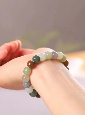 天然正品和田玉手链女款手串