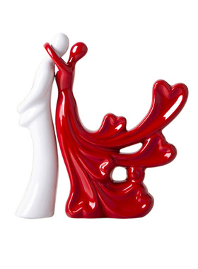 新款婚房摆件创意双人舞者客厅摆件家居入户门装饰品新婚结婚礼物