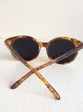 墨镜圆形时尚风太阳眼镜范范同款