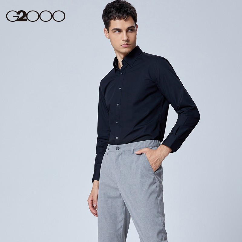 g2000长袖商务休闲职业内搭白衬衫 G2000衬衫