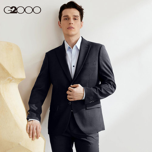 【三防/商场新款】G2000男2026商务职业正装通勤西服套装西装西裤 - 图0