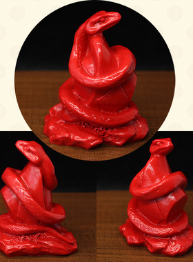 朱砂巳午未三会火局五行缺火摆件