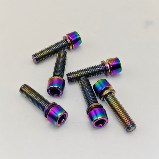 Mountain bike M5*20mm high-precision steel stand screw