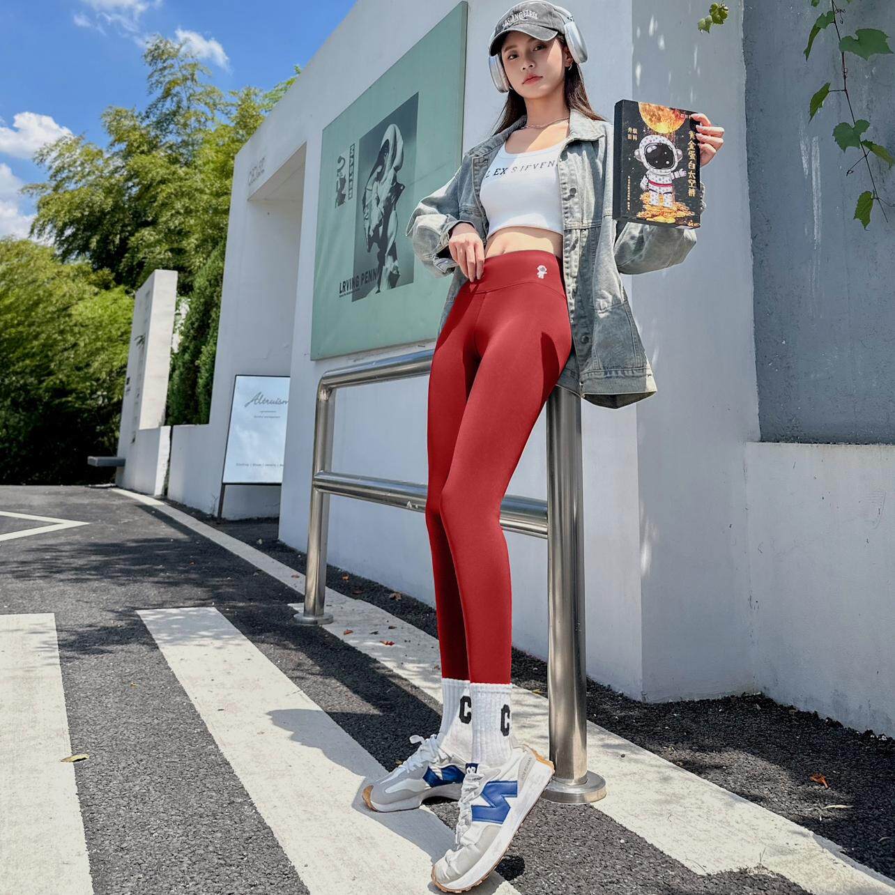 筱川名物A1A2A3女秋冬黄金蛋白裤裤提臀显瘦百搭高弹太空裤正