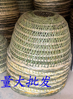 加厚纯手工竹编大号宠物罩