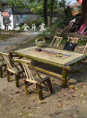 湘西手工凳子田园风家用夏可竹椅