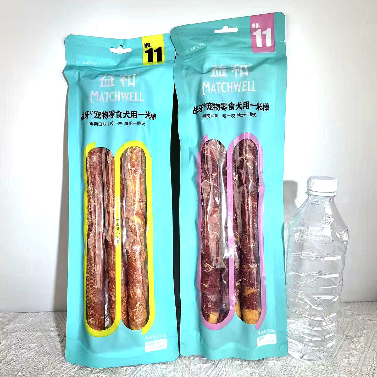 益和一米棒鸡肉鸭肉牛皮磨牙耐咬夹心中大小型犬训练肉干烘焙零食,淘宝优惠券,粉丝福利购,淘宝优惠卷