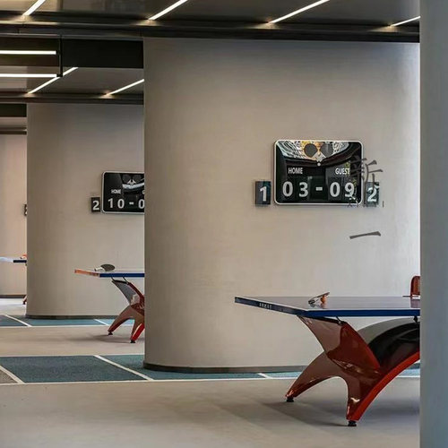 现代简约立体实物装饰画挂画 乒乓球计分创意北欧装置壁画 - 图0