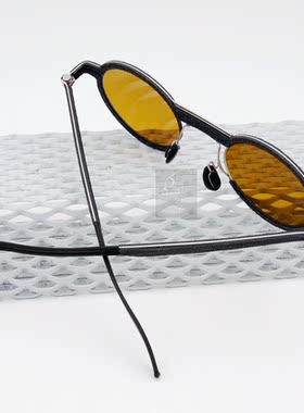 意大利手工圆框蒸汽朋克风太阳镜