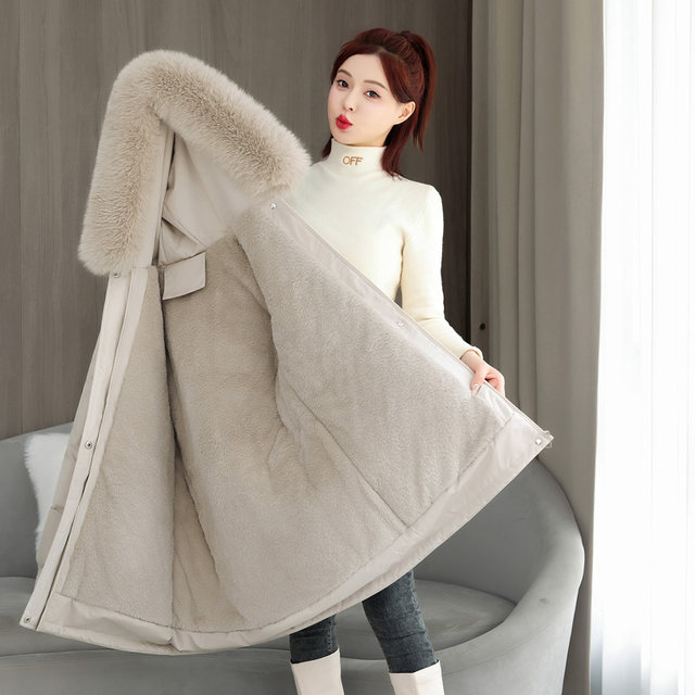 Parke women's mid-length 2025 new winter thickened