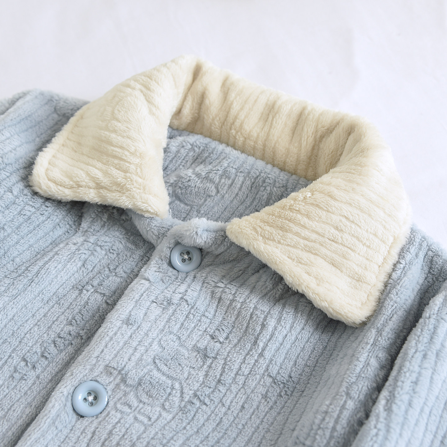 米筱米儿童秋冬加厚牛奶绒睡衣套可小狗咪刺绣男童宝宝保暖家居服,淘宝优惠券,粉丝福利购,淘宝优惠卷