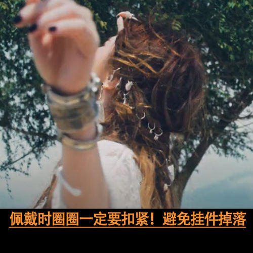 哥特头饰甜酷辣妹风夹子发夹脏辫环扣抓夹金属编发小辫子侧边夹 - 图2