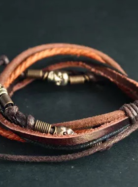 野性手链绳刺绣波西米亚男女通用