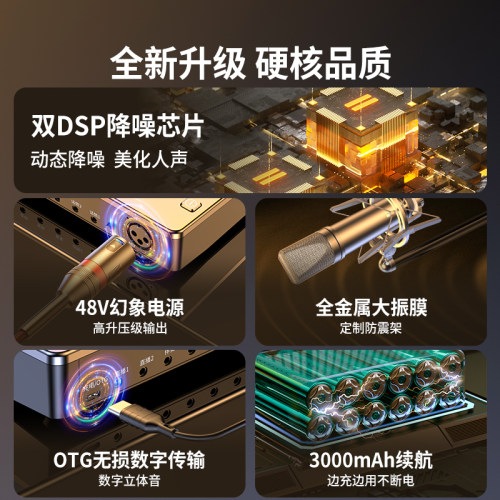 高端直播声卡设备全套主播唱歌专用高级专业外置电脑台式手机k歌 - 图0