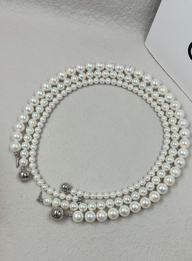 天女极光珍珠项链女轻奢气质颈链