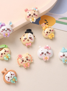卡通diy树脂配件饰品9款卡哇奶油胶手工制发夹手机壳鞋扣配饰批