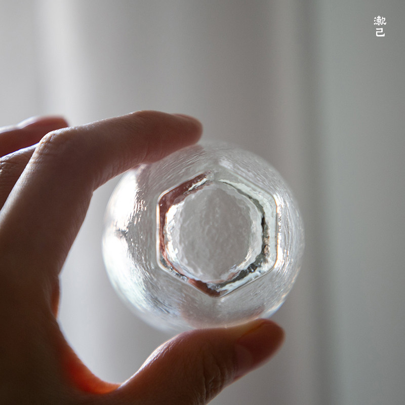 日式锤纹玻璃品茗杯简约耐热茶杯透明水杯茶道功夫茶闻香杯小号,淘宝优惠券,粉丝福利购,淘宝优惠卷
