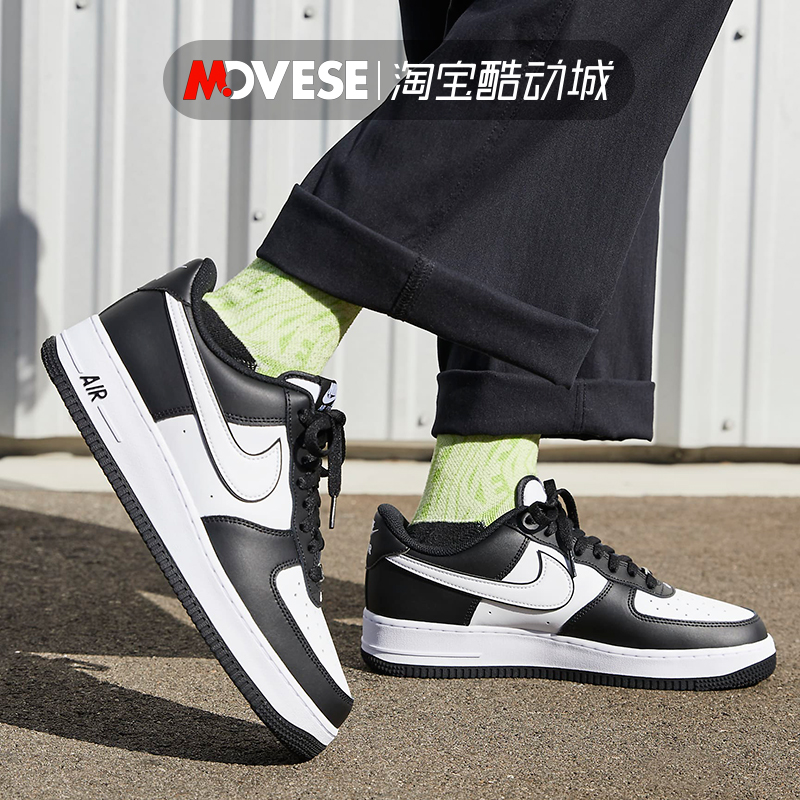 Nike耐克AF1Panda空军一号男女款黑白熊猫低帮休闲板鞋DV0788-001-图0