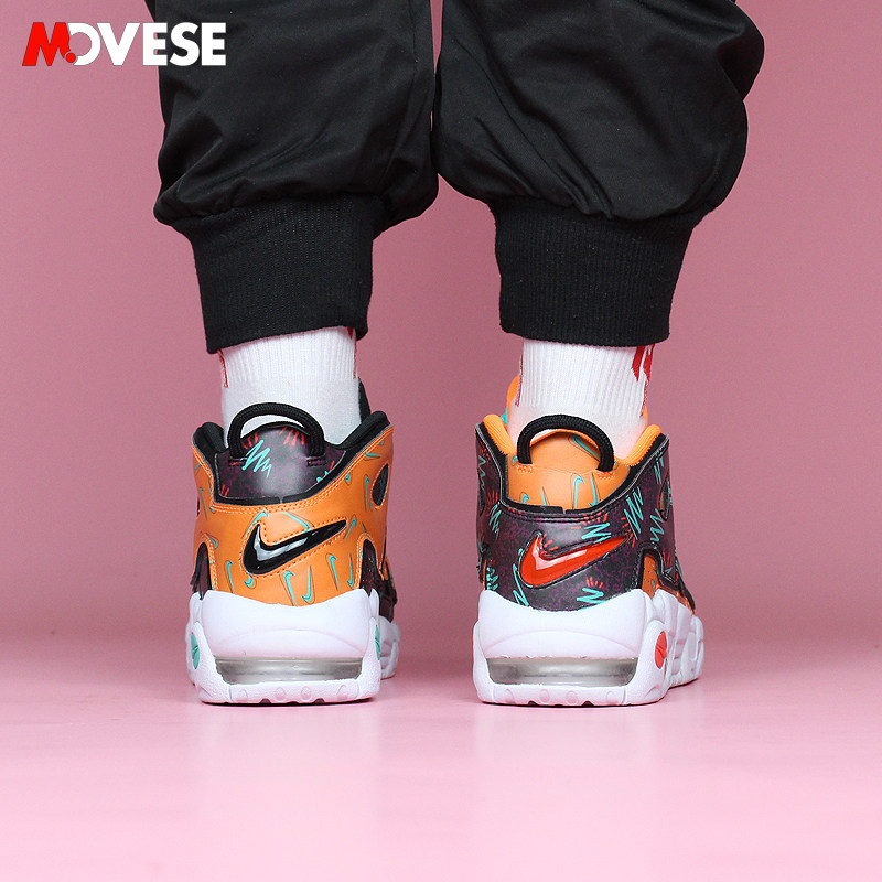 nike air more uptempo皮蓬篮球鞋 MOVESE运动篮球鞋