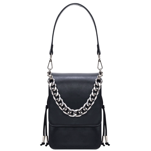 Небольшая дизайнерская металлическая цепь, портативная сумка для телефона, на шнурках