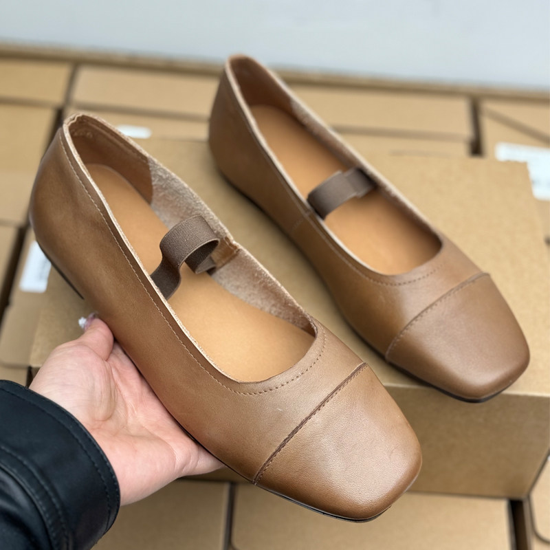 手工真皮复古妈妈鞋平底玛丽珍鞋新款奶奶鞋中老年春季女鞋休闲,淘宝优惠券,粉丝福利购,淘宝优惠卷
