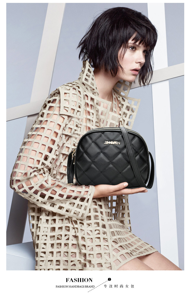 2020新款韩版潮流菱格女式包 莱媚女士包袋