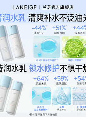 【预售付定】兰芝新水酷水乳护肤套装滋润保湿温和修护礼物