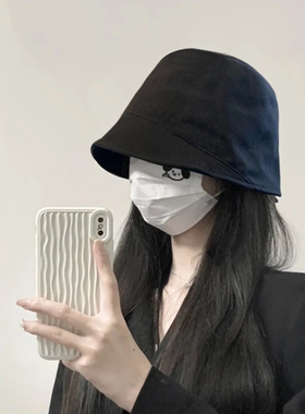 水桶渔夫帽女2025新款春夏日系