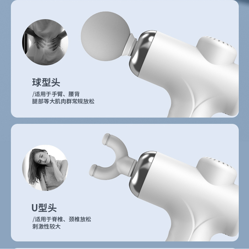 迷你电动多功能筋膜枪肌肉按摩器专业比赛专用经络放松按摩仪新款-图2