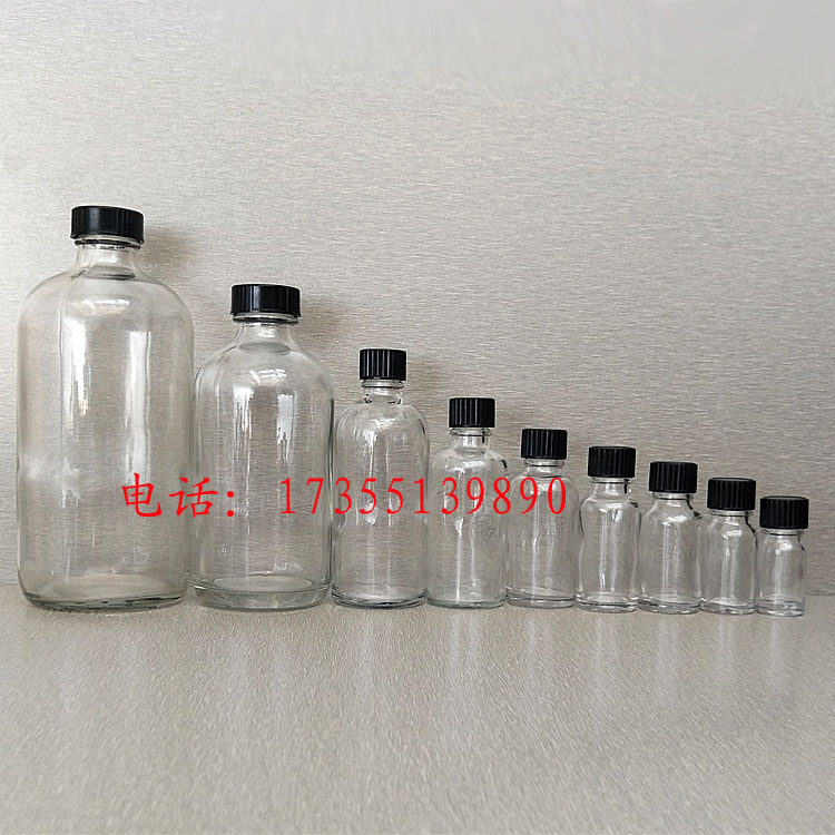 5ml10ml20ml30ml50ml100ml玻璃透明小口试剂瓶精油瓶化学分装瓶-图0