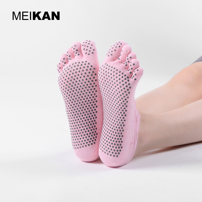 meikan绑带普拉提室内防滑袜地板袜 meikan瑜伽袜子