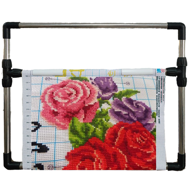 ເຄື່ອງ​ມື​ປັບ​ໄດ້​ມື​ຖື clip-on embroidery stand