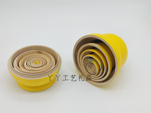 十层礼物小鸡俄罗斯套娃娃木制玩具工艺礼品许愿情人节礼物摆饰 - 图2