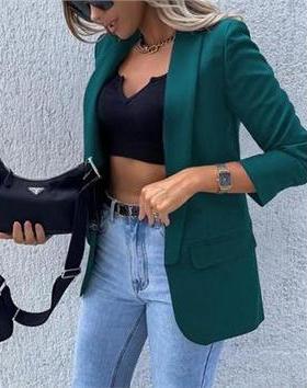 春秋新款通勤OL风黑色百