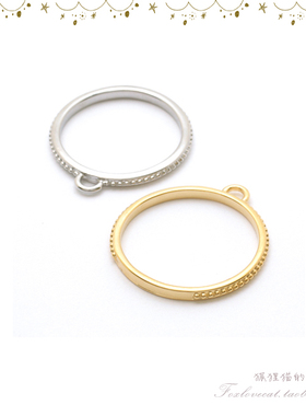 NO2闭合挂圈戒指日本贵和手工