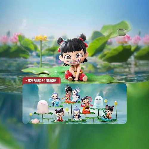 官方正版泡泡玛特哪吒盲盒手办天生羁绊POPMART敖丙模型摆件礼物 - 图1