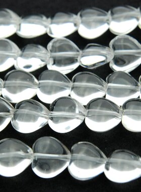 diy天然巴西心形配件半成品项链