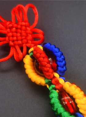 西藏手工金刚结吊坠情侣饰品