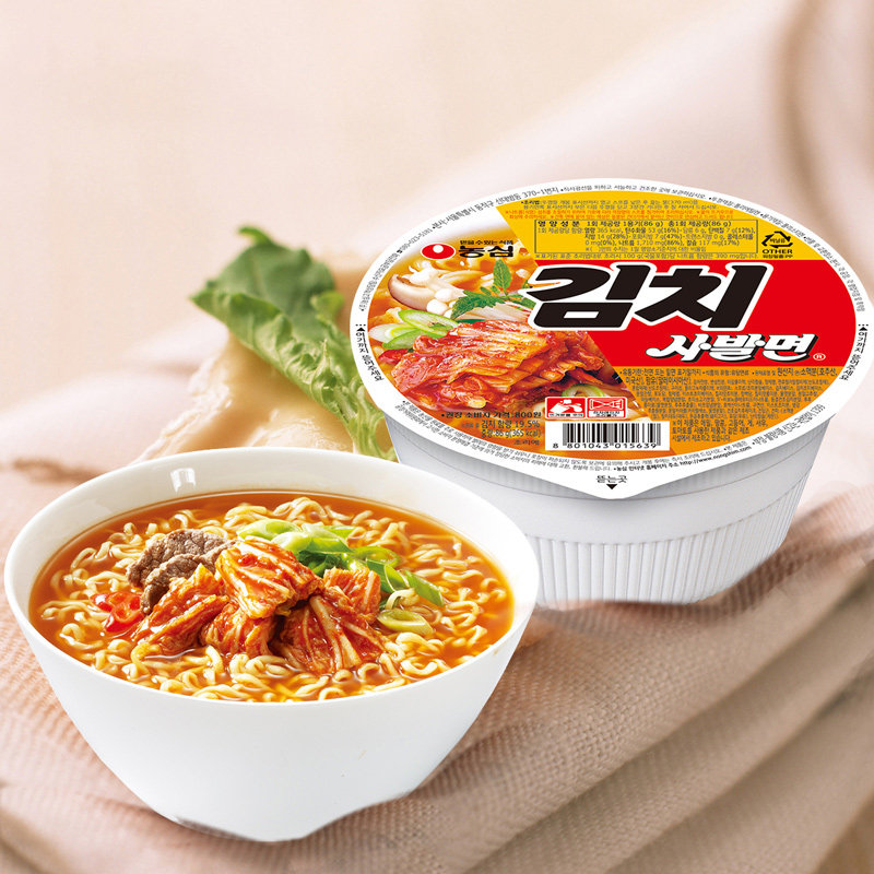 韩国原装进口农心辣碗面牛肉面 盛源来方便面/拉面/面皮
