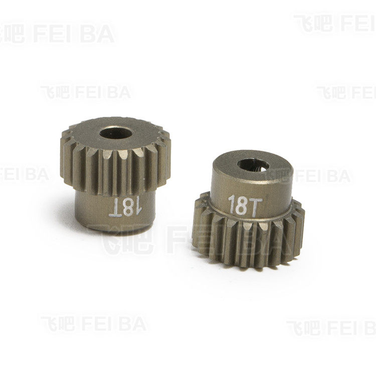 7075 48p马达齿 铝制硬化 电机齿 樱花S/CS 魔鬼R31/SCX10恒龙 - 图0