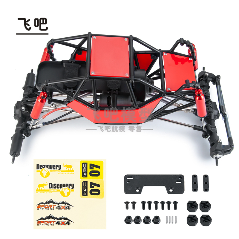 1/10仿真模型攀爬车 SCX10 II 90046 90047猪笼架 管架车 尼龙款 - 图2