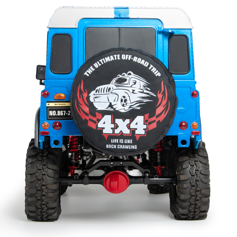 TRX4攀爬车装饰件 Traxxas TRX-4 仿真备胎罩 防尘罩 120mm - 图0