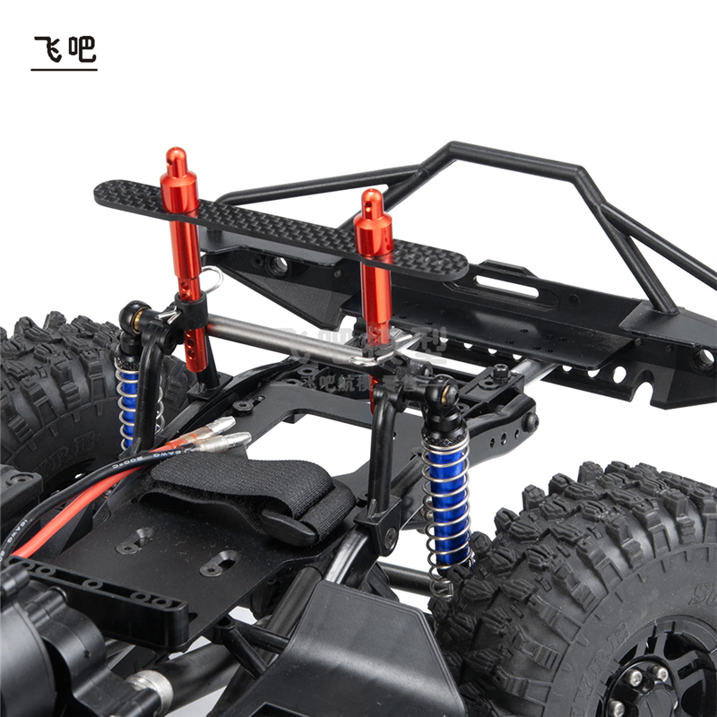 1/10攀爬车Axial scx10 90046 90047 碳纤维 前后加强金属车壳柱 - 图1